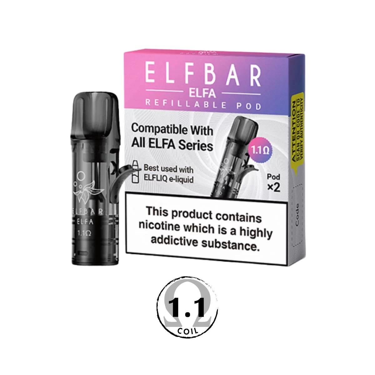 ELFBAR ELFA Pod - Leerpod 2x 2ml zum selber füllen